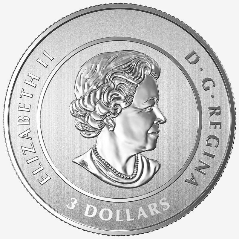 2017 $3 Heart of our Nation - Pure Silver Coin Default Title