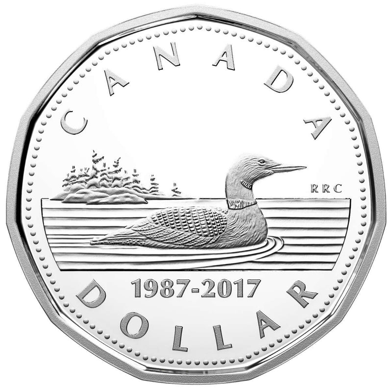 2017 $1 The Loonie, 30th Anniversary - 2 Coin Pure Silver Set Default Title