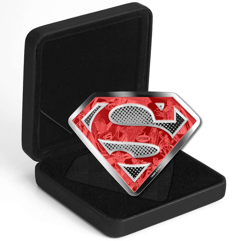 2017 $100 DC Comics Originals: <i>Superman's Shield</i> - Pure Silver Coin Default Title