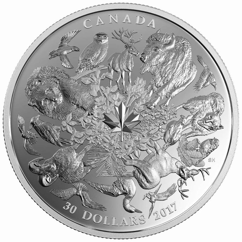 2017 $30 Flora and Fauna of Canada - Pure Silver Coin Default Title