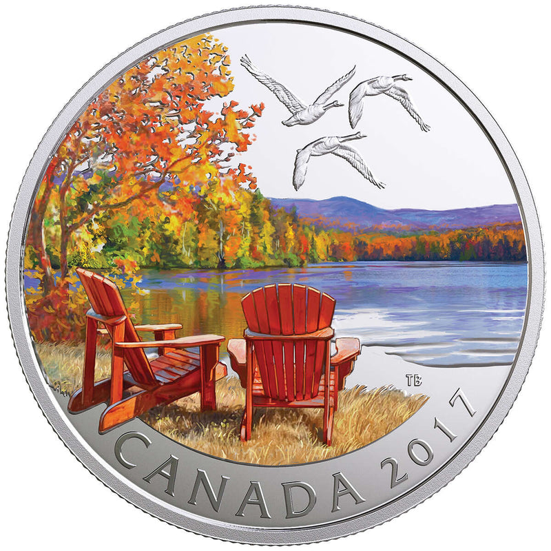 2017 $10 Autumn's Palette - Pure Silver Coin Default Title