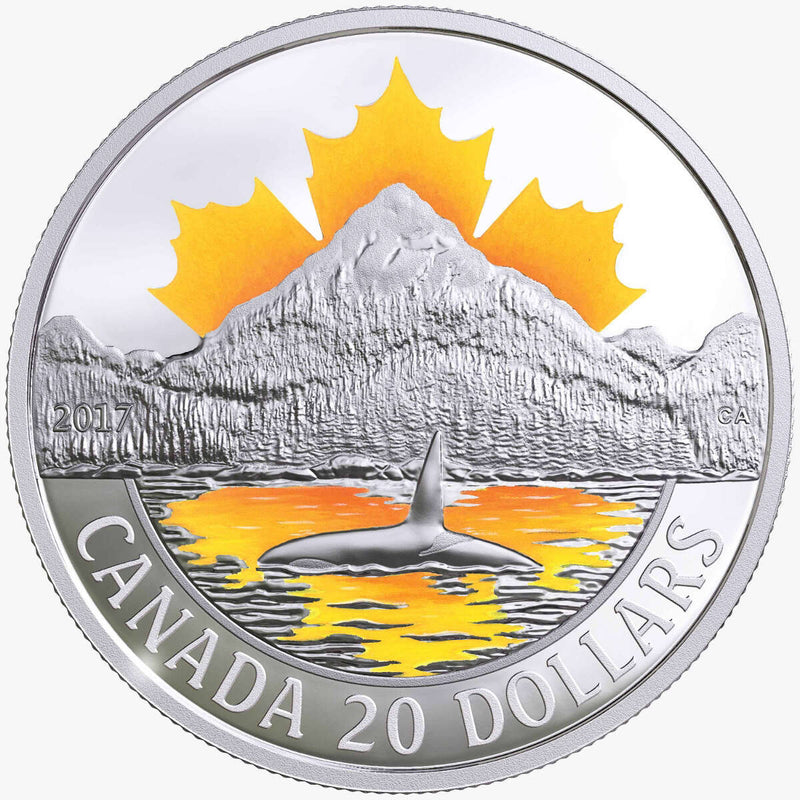 2017 $20 Canada's Coasts: Pacific Coast - Pure Silver Coin Default Title