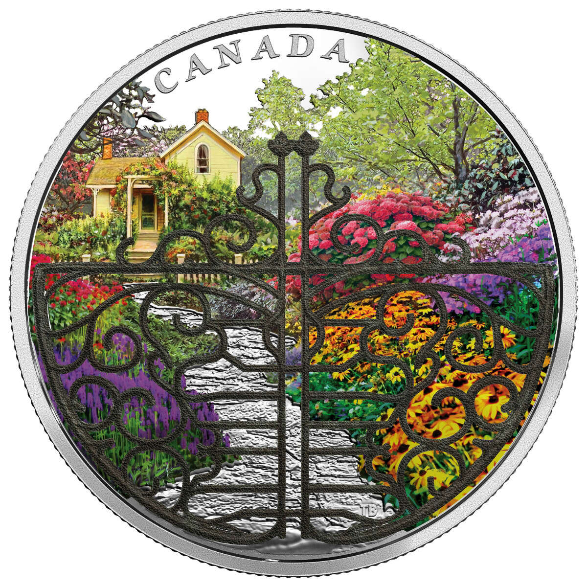 2017 $30 Gate to Enchanted Garden - Pure Silver Coin Default Title