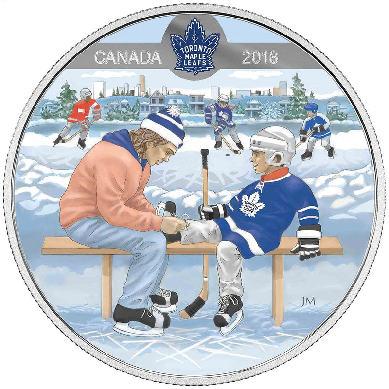 2018 $10 Learning to Play: Toronto Maple Leafs - Pure Silver Coin Default Title
