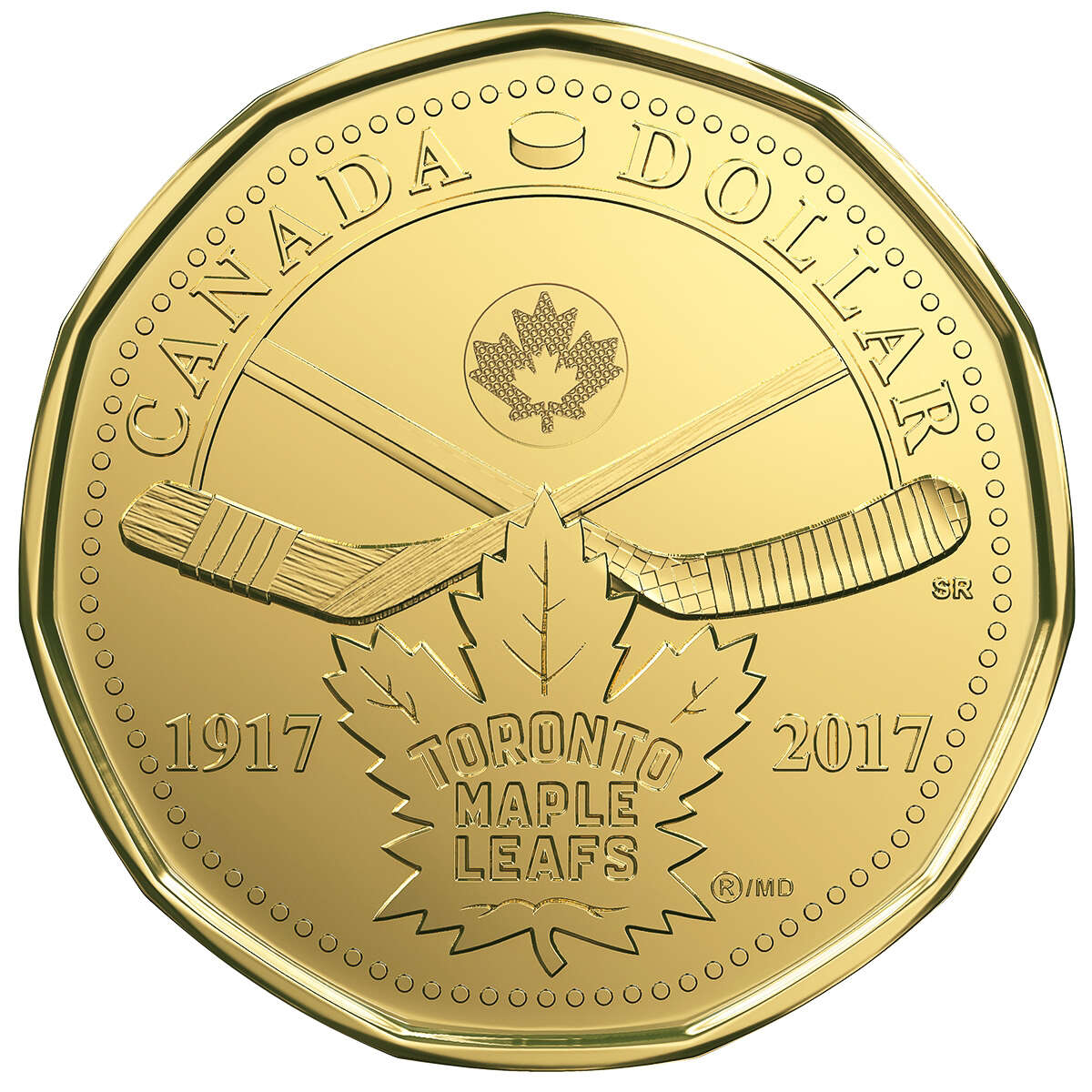 1917-2017 $1 100th Anniversary of Toronto Maple Leafs  - 5 Coin Circulation Pack Default Title