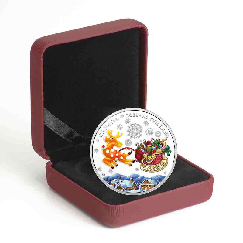 2018 $20 Holiday Reindeer - Pure Silver Coin Default Title