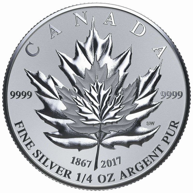 2017 Maple Leaf Tribute - Pure Silver Fractional Set Default Title