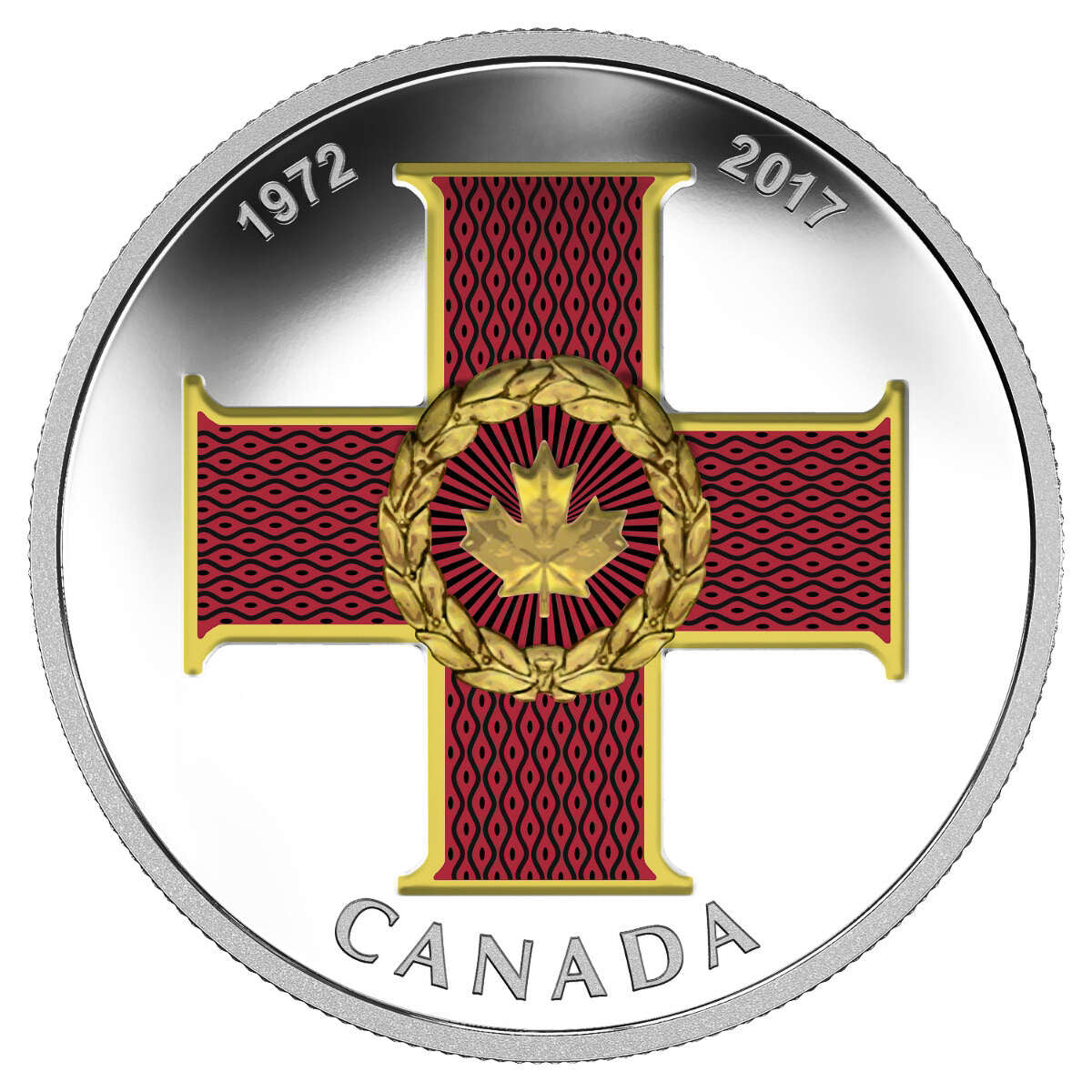 2017 $20 Canadian Honours: Cross of Valour - Pure Silver Coin Default Title