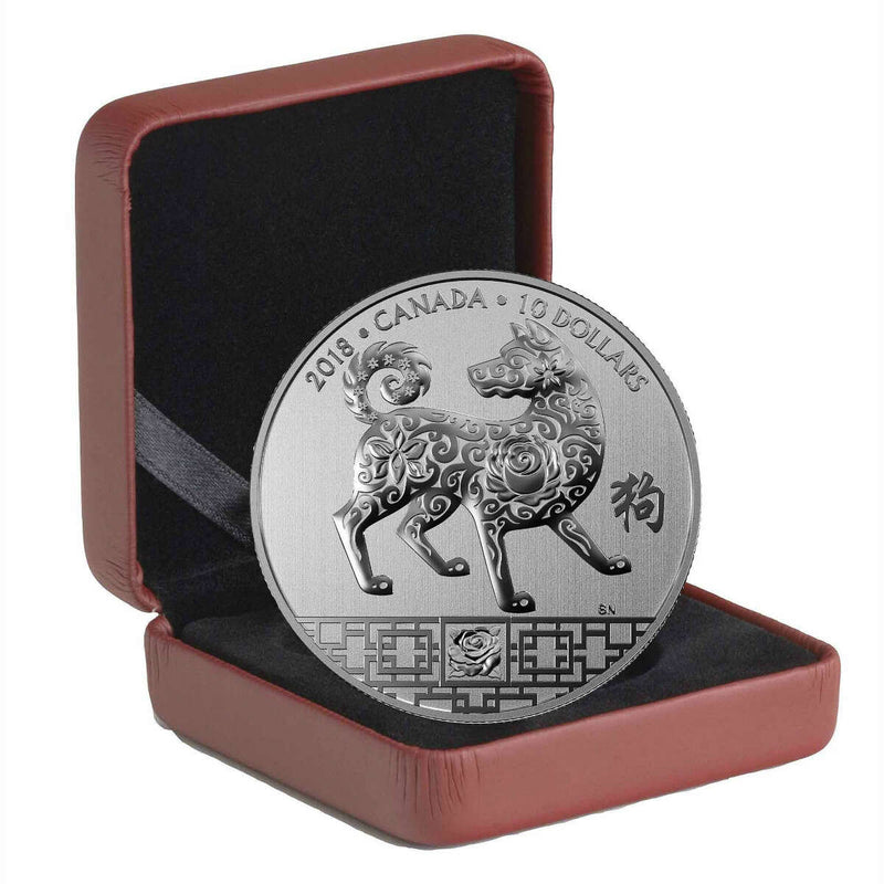 2018 $10 Year of the Dog - Pure Silver Coin Default Title
