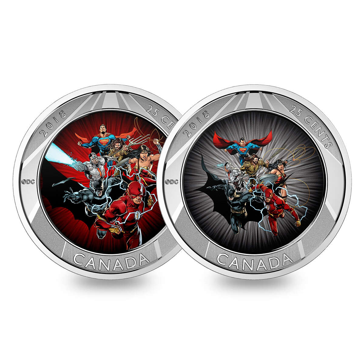 2018 25c <i>The Justice League<sup>TM</sup></i> - Lenticular Coin Default Title