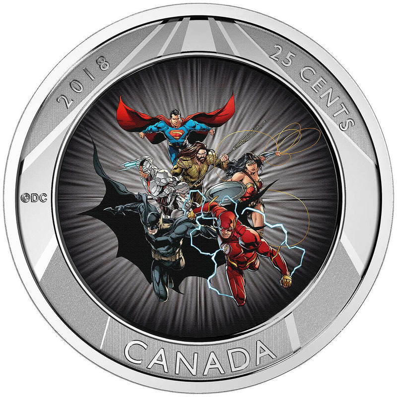 2018 25c <i>The Justice League<sup>TM</sup></i> - Lenticular Coin Default Title