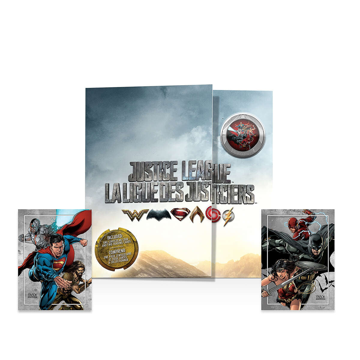 2018 25c <i>The Justice League<sup>TM</sup></i> - Lenticular Coin Default Title