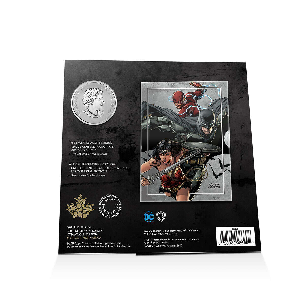 2018 25c <i>The Justice League<sup>TM</sup></i> - Lenticular Coin Default Title