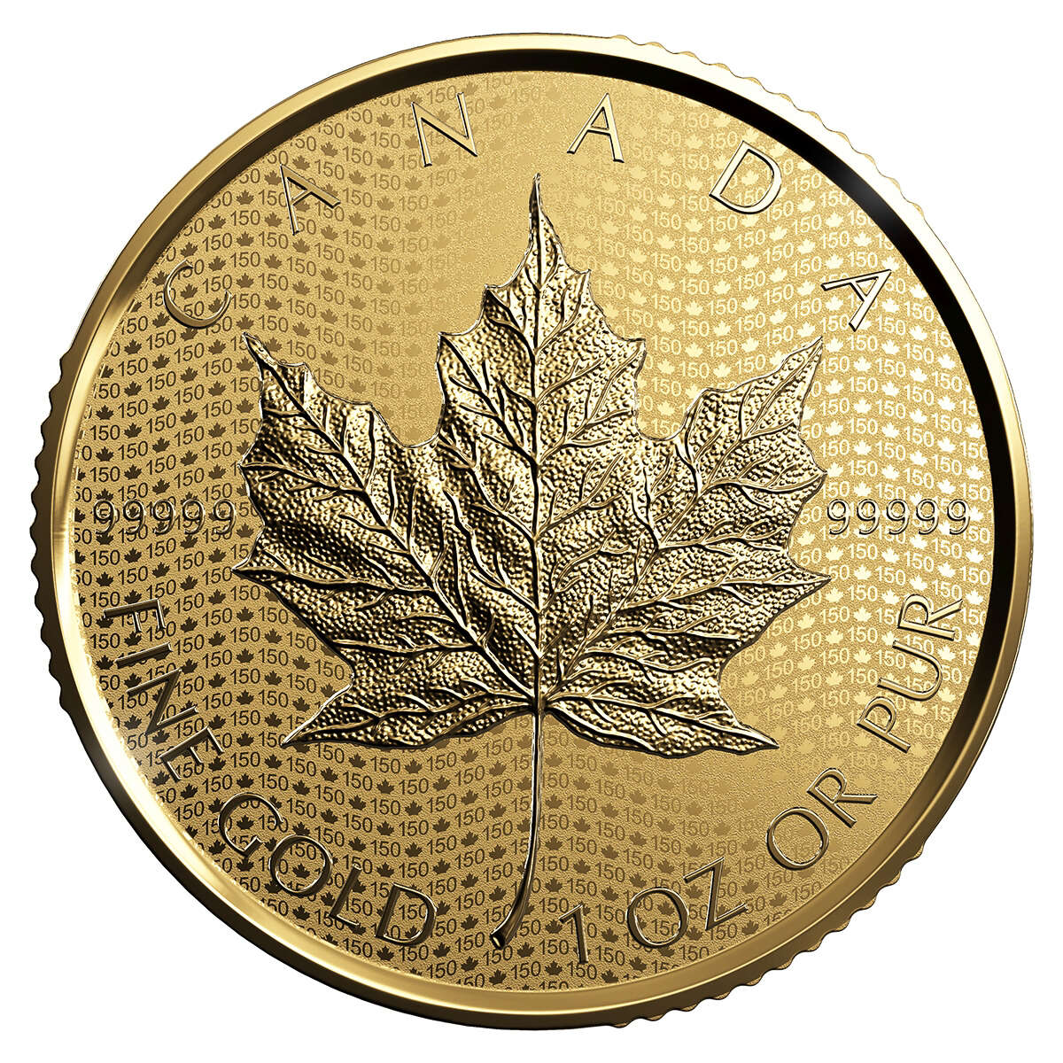 2017 $200 Gold Maple Leaf (GML) Canada 150 -  Pure Gold Coin Default Title