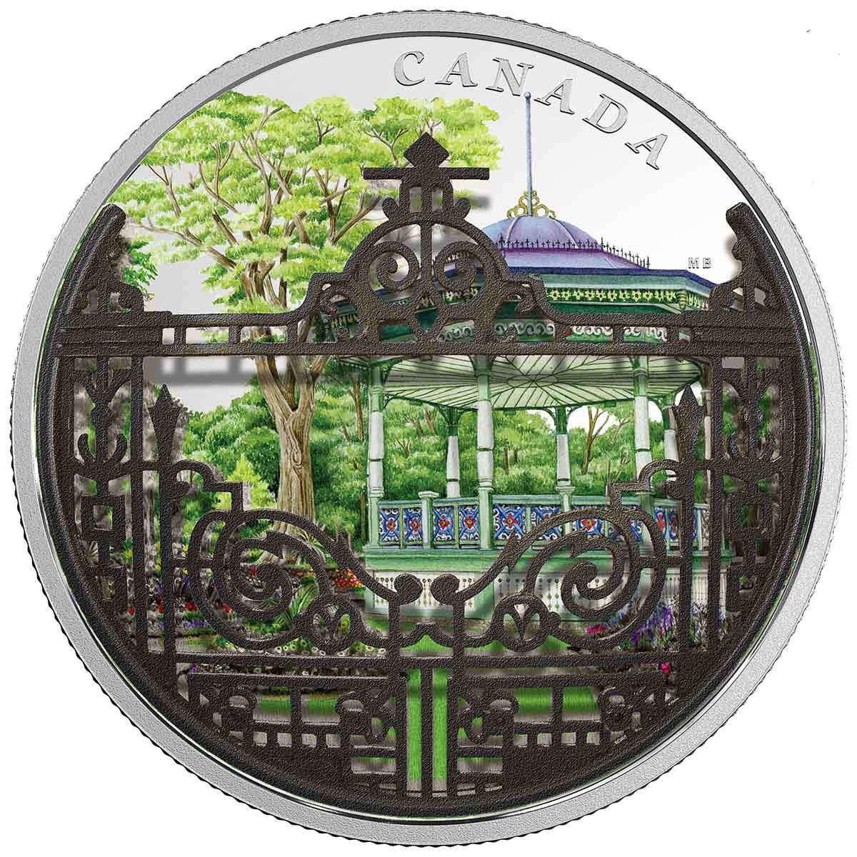 2018 $30 Gardens of Canada: Halifax Public Gardens - Pure Silver Coin Default Title