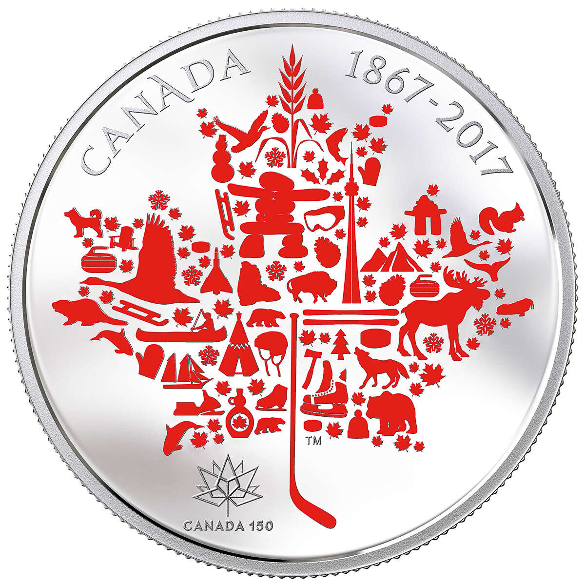 2017 $50 Canadian Icons - Pure Silver Coin Default Title