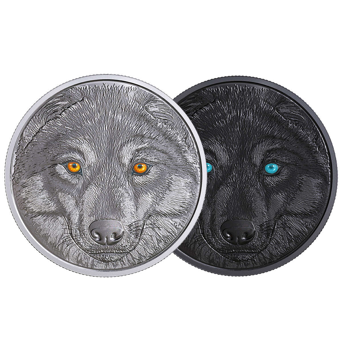 2017 $15 In the Eyes of the Wolf - Pure Silver Coin Default Title