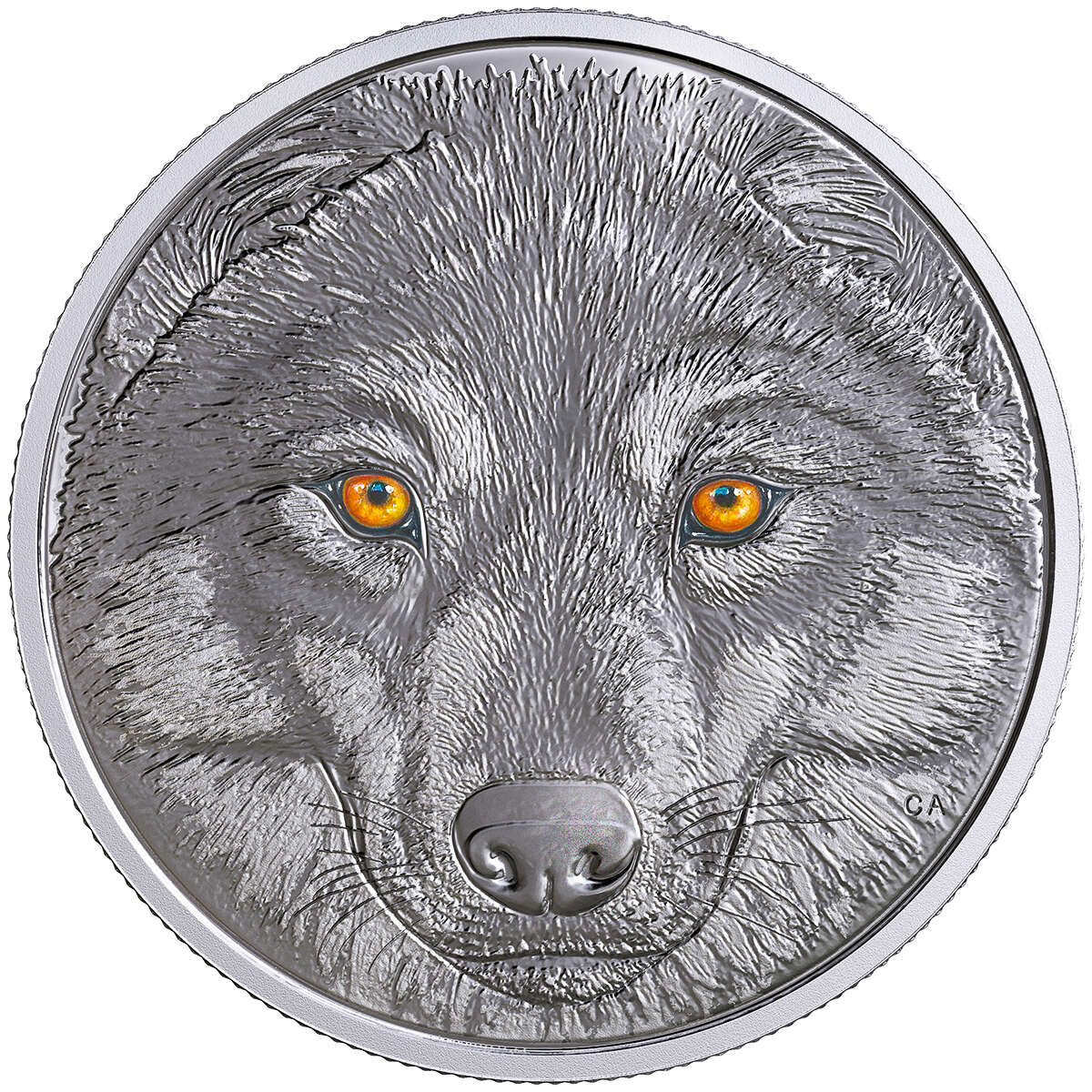 2017 $15 In the Eyes of the Wolf - Pure Silver Coin Default Title