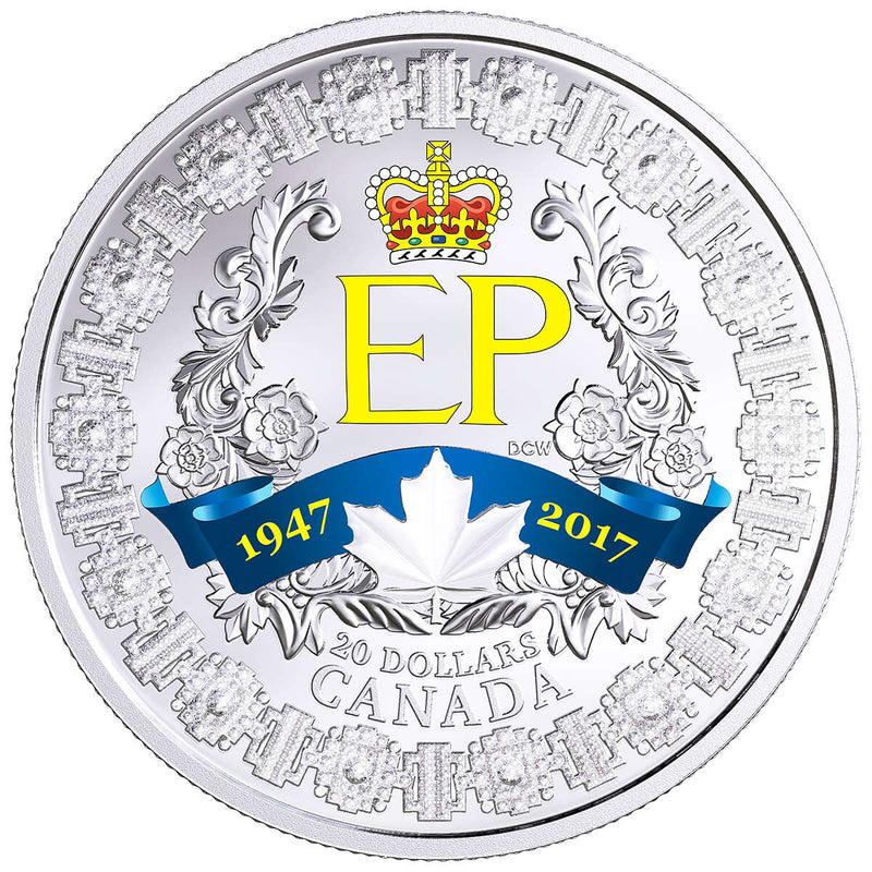 2017 $20 A Platinum Celebration - Pure Silver Coin Default Title