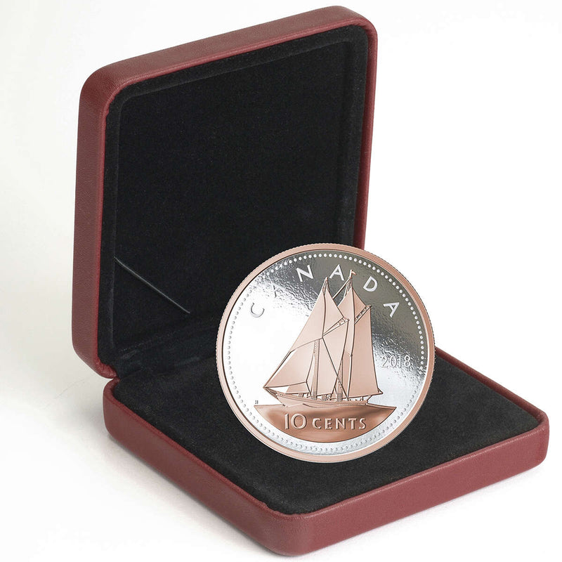 2018 10c Big Coin: Bluenose - Pure Silver Coin Default Title