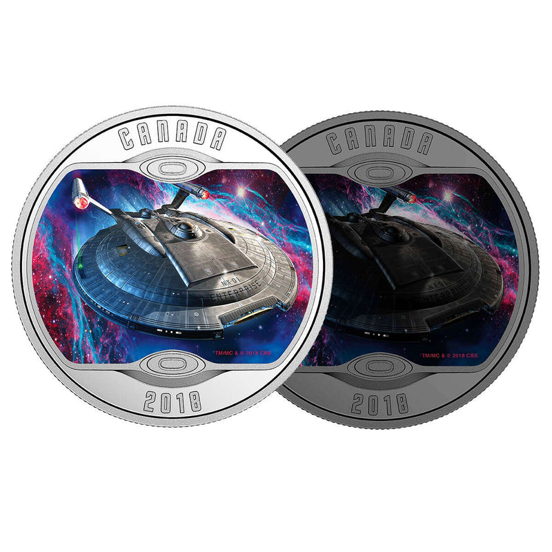 2018 $10 <i>Star Trek<sup>TM</sup>: Enterprise NX - 01</i> - Pure Silver Coin Default Title