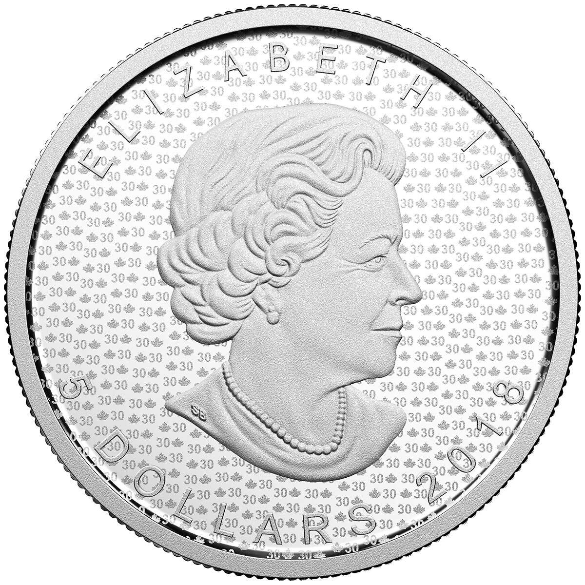 2018 $5 30th Anniversary of the SML- Pure Silver Coin Default Title