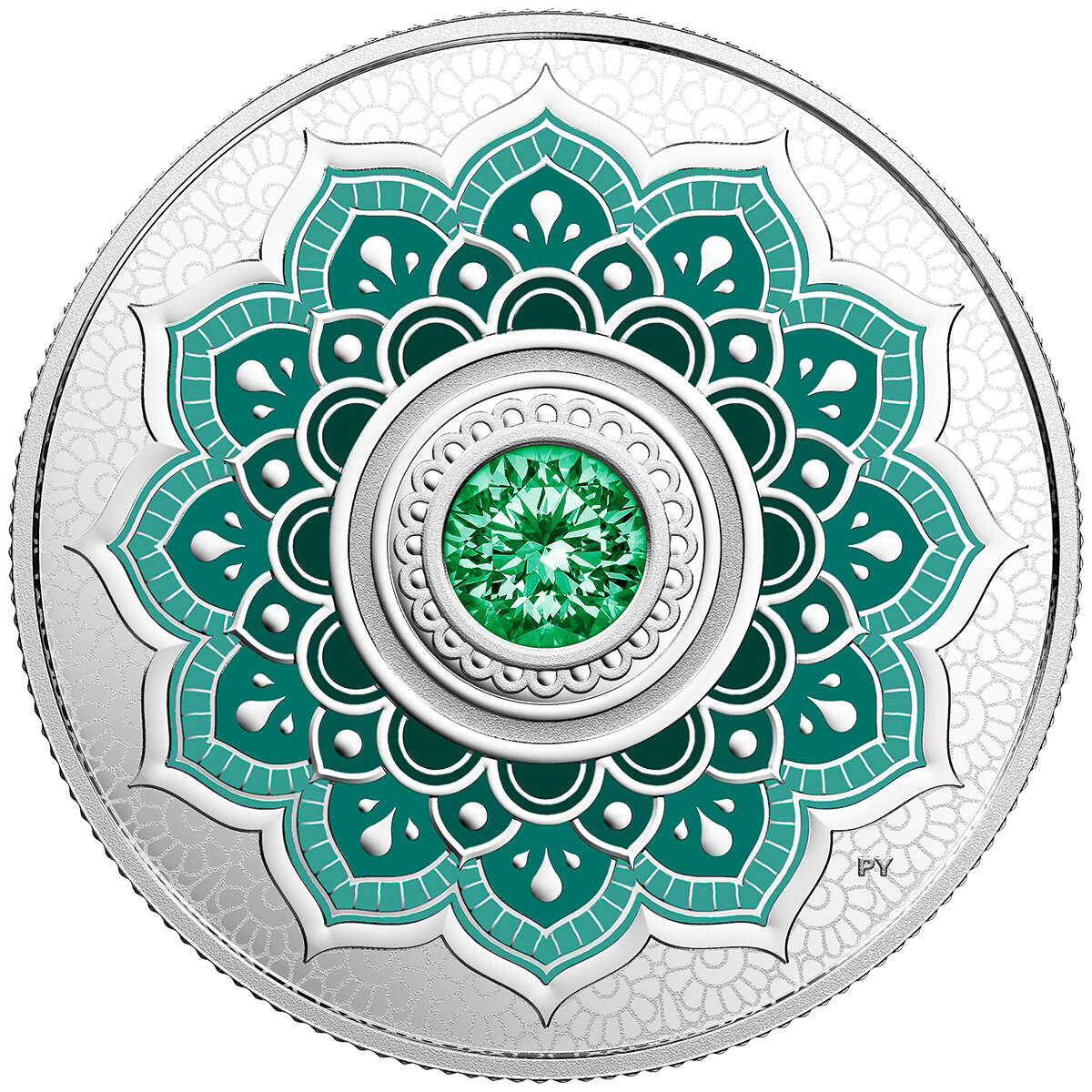 2018 $5 Birthstones: May - Pure Silver Coin Default Title