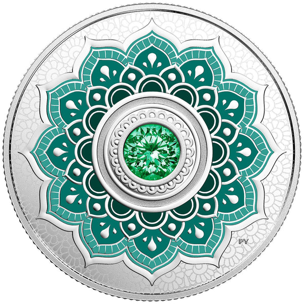 2018 $5 Birthstones: May - Pure Silver Coin