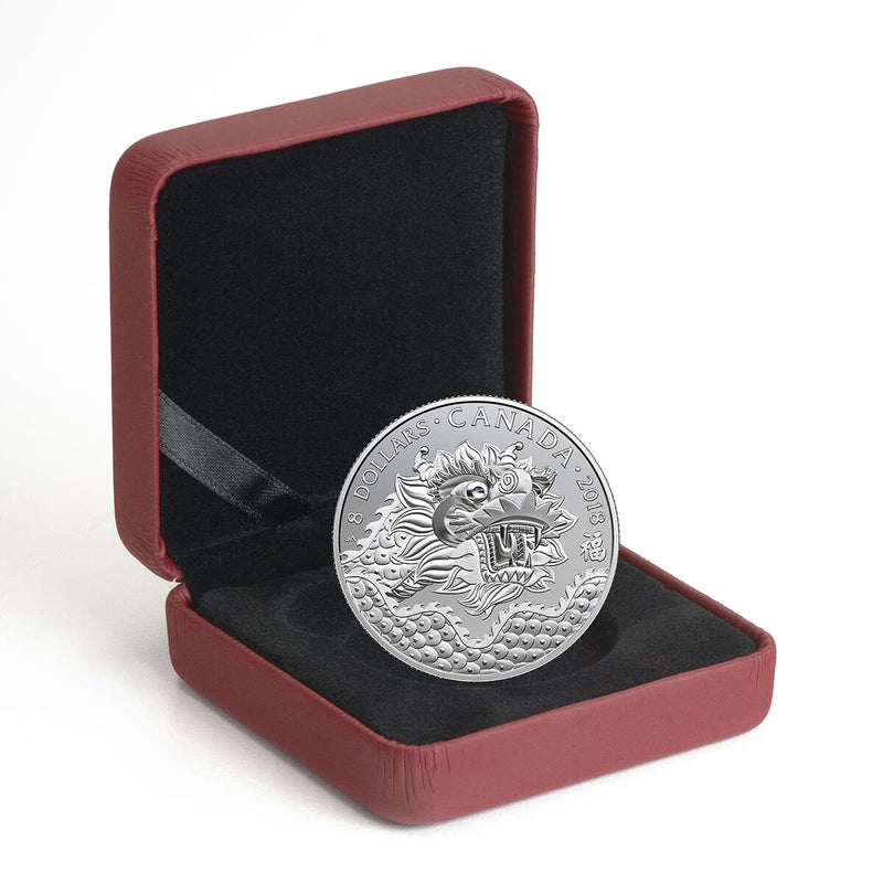 2018 $8 Dragon Luck - Pure Silver Coin Default Title