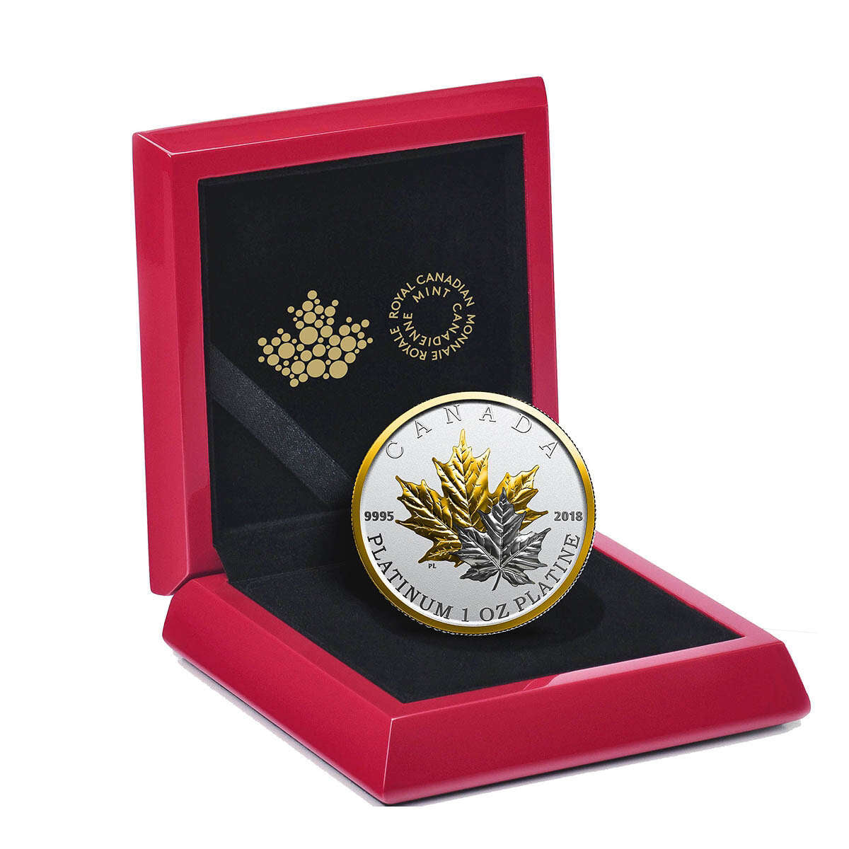2018 $300 Maple Leaf Forever - Pure Platinum Coin