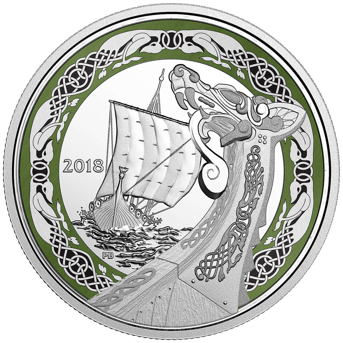 2018 $20 Norse Figureheads : Northern Fury - Pure Silver Coin Default Title