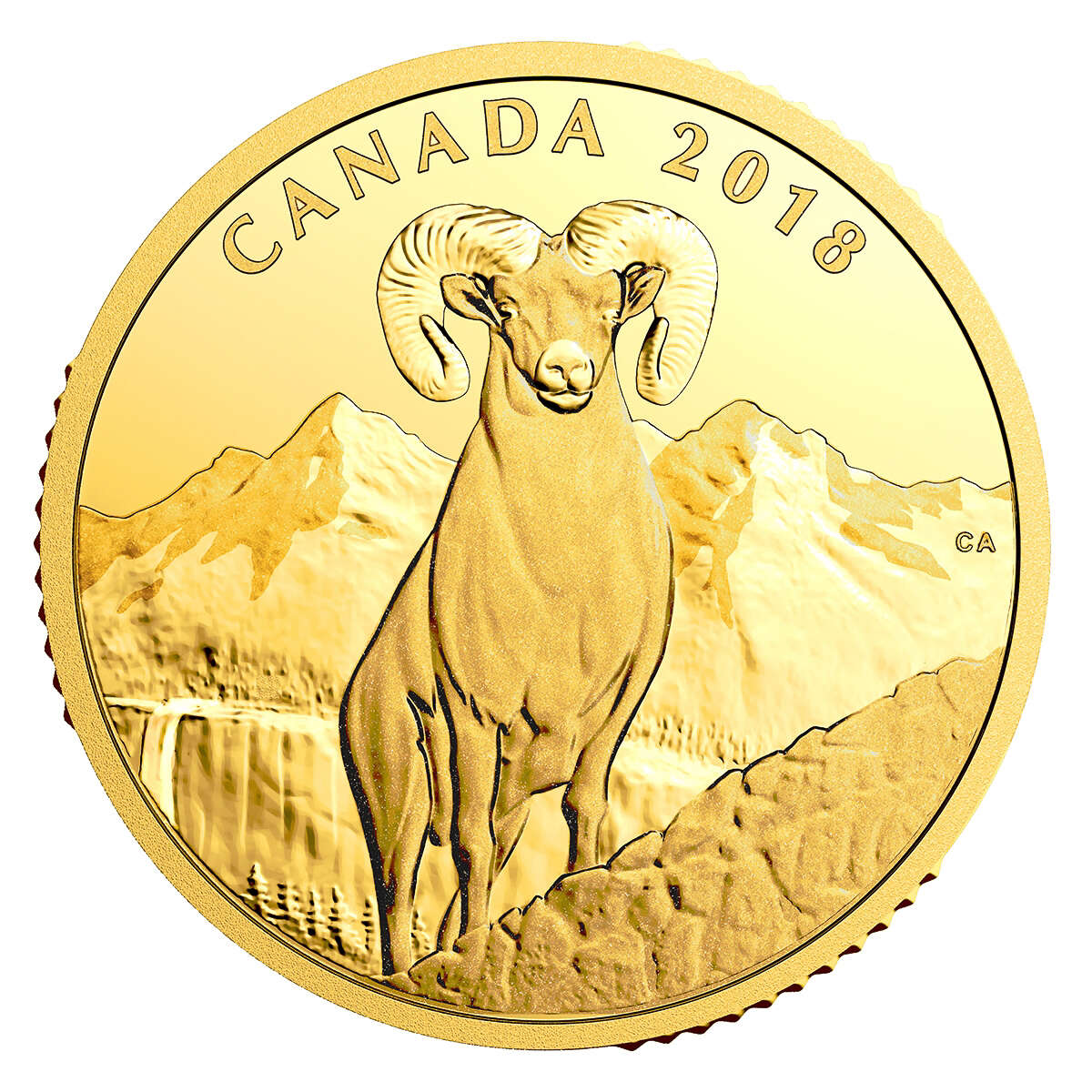 2018 $200 Bighorn Sheep - Pure Gold Coin Default Title