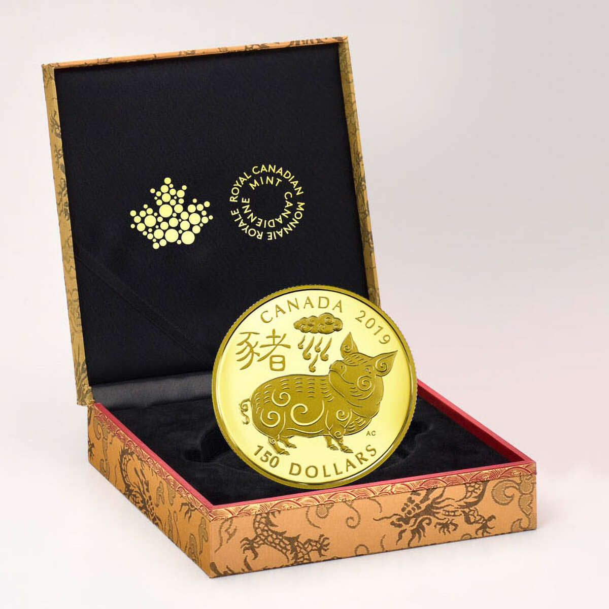 2019 $150 Year of the Pig - 18-Karat Gold Coin
