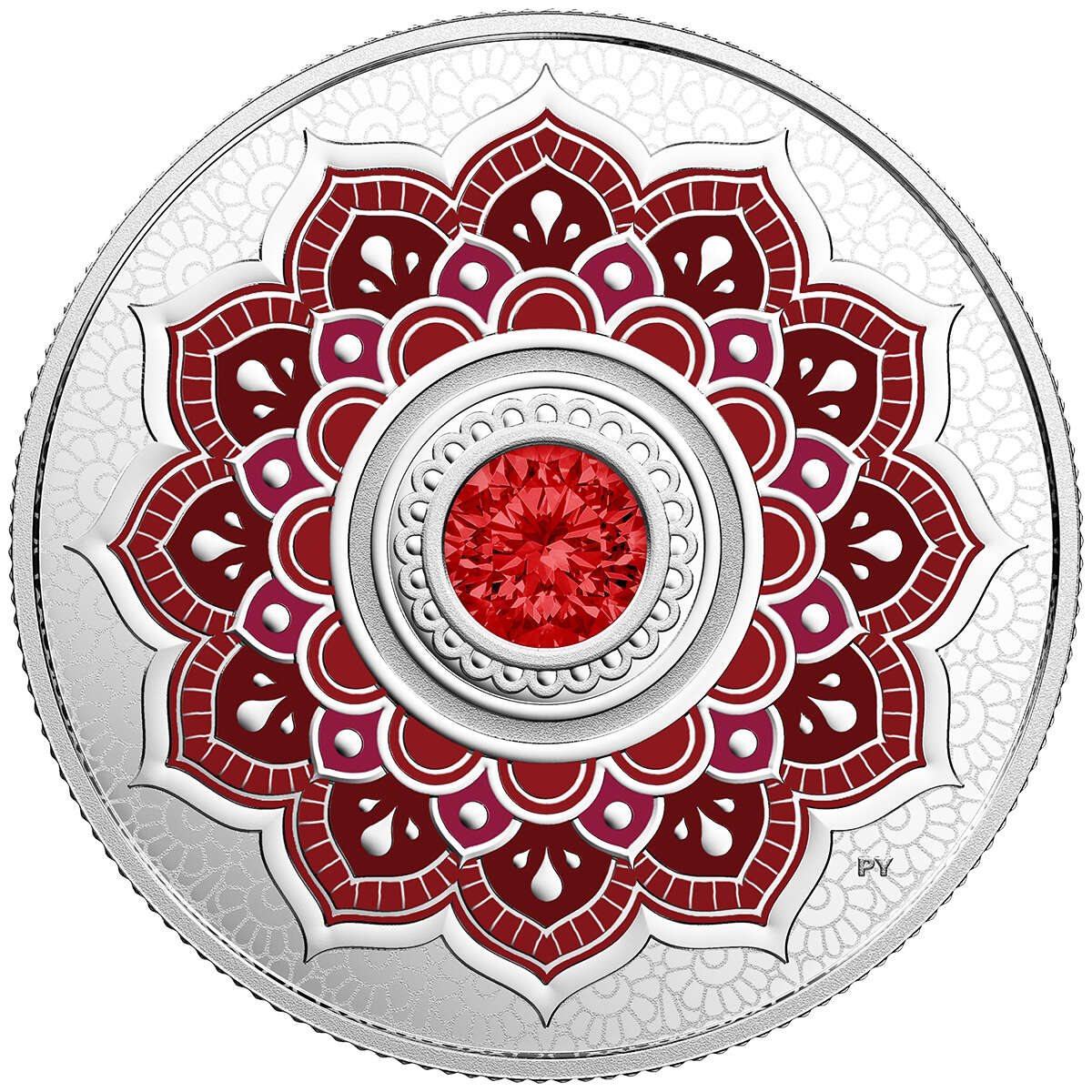 2018 $ 5 Birthstones: July - Pure Silver Coin Default Title