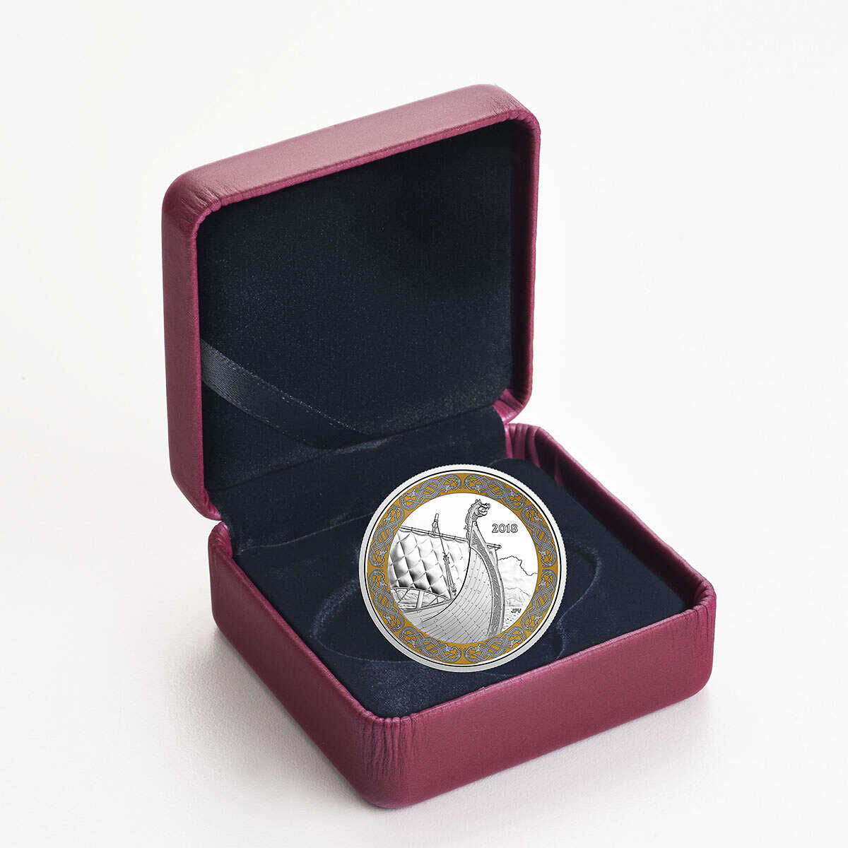 2018 $20 Norse Figureheads: The Dragon's Sail - Pure Silver Coin