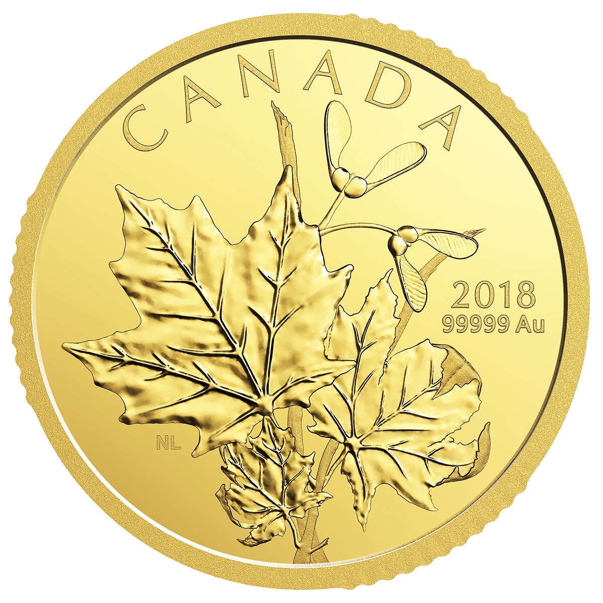 2018 $200 Enchanting Maple Leaves - Pure Gold 2-Coin Set Default Title