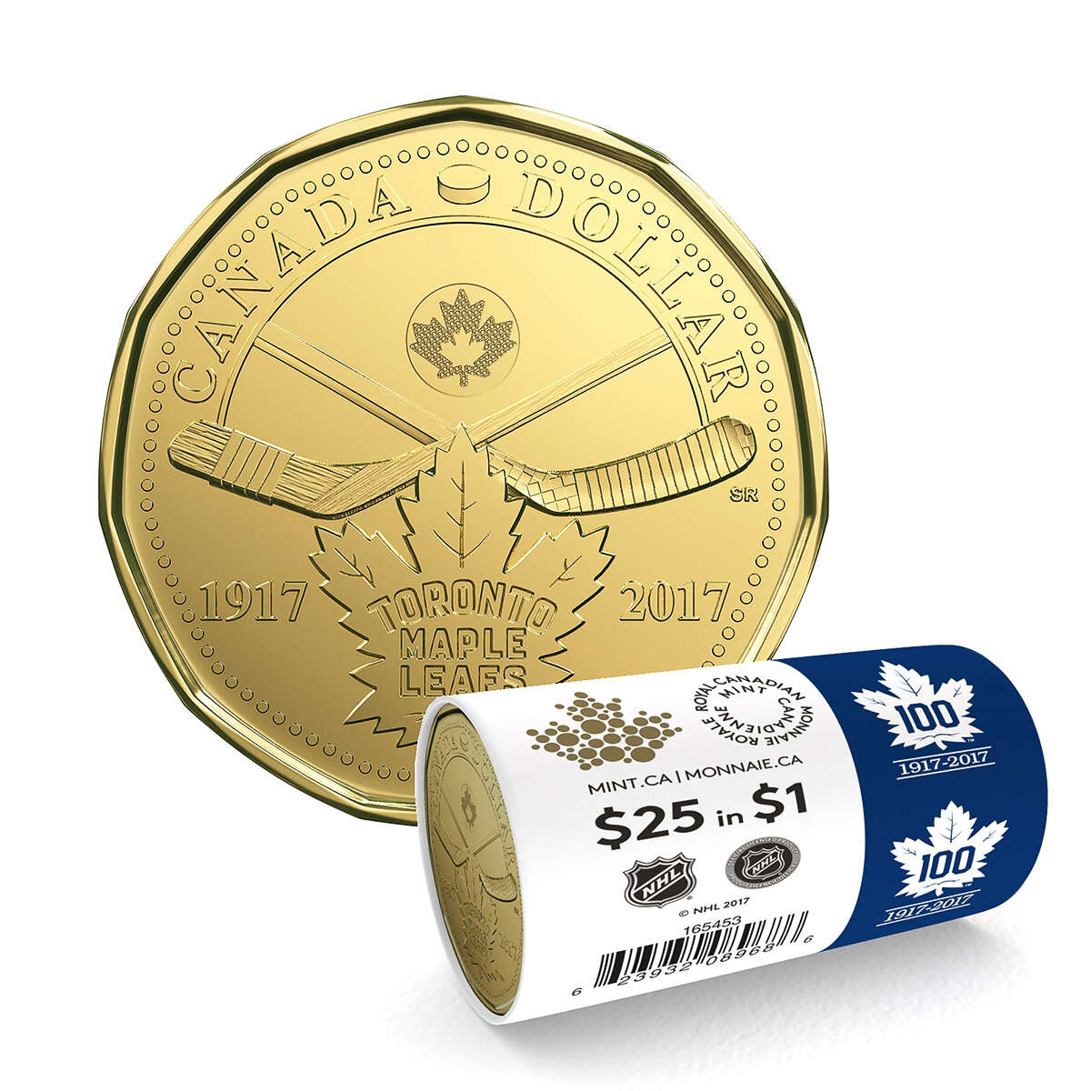 1917-2017 $1 100th Anniversary of Toronto Maple Leafs - Special Wrap Roll Default Title