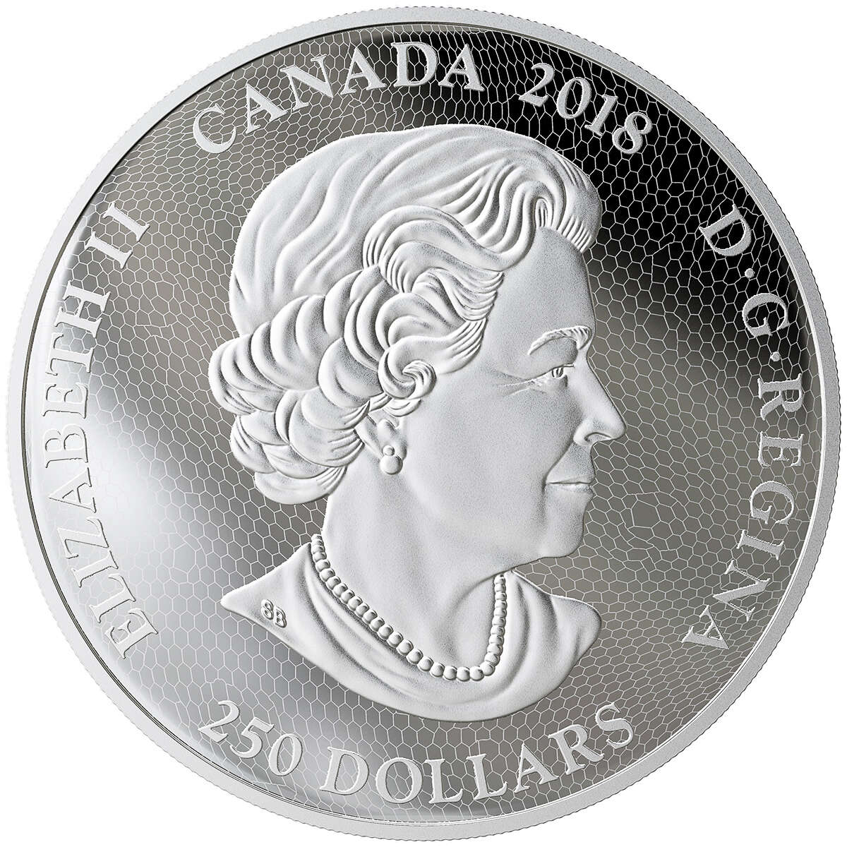 2018 $250 A Fierce Gaze : Tyrannosaurus Rex - Pure Silver Coin