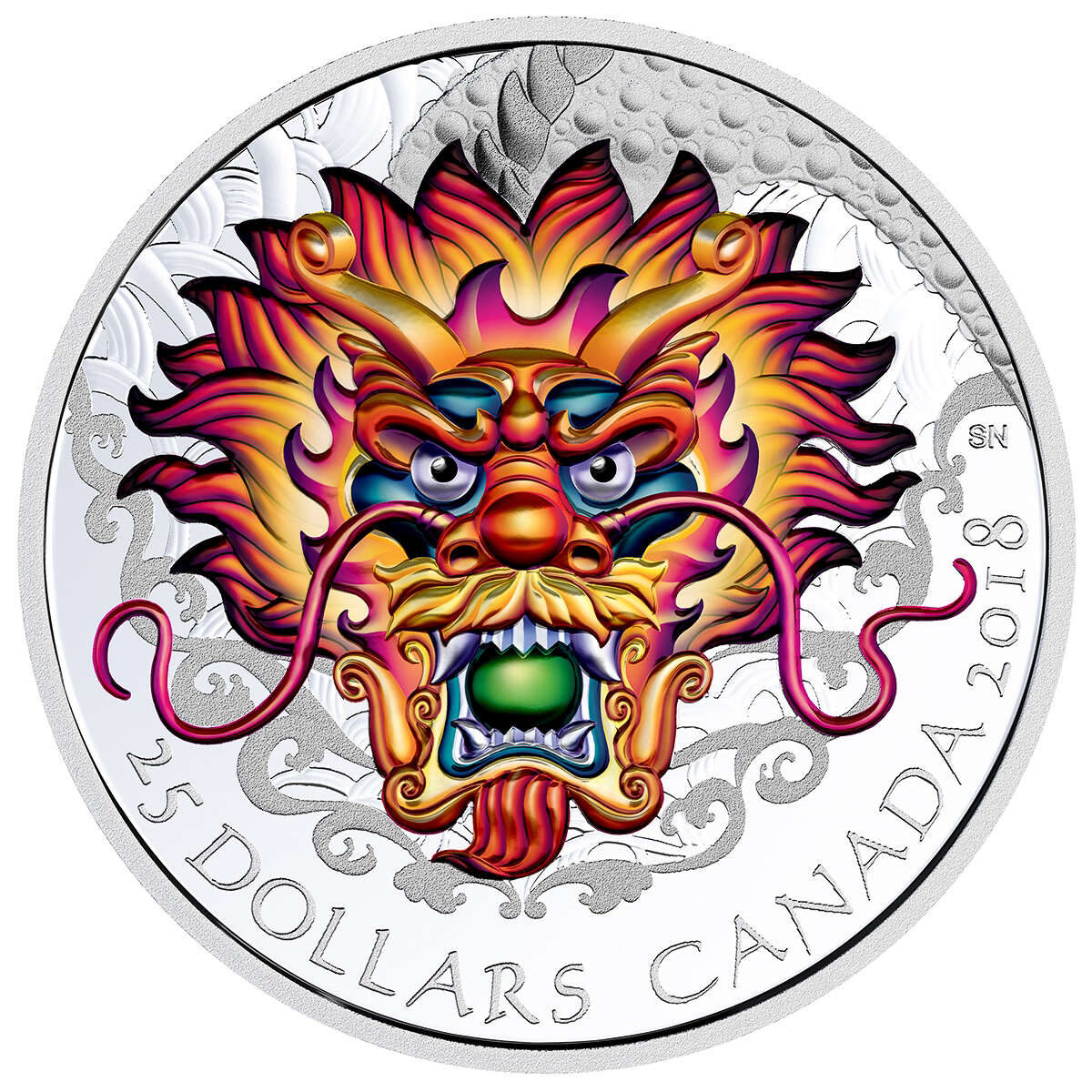 2018 $25 Dragon Boat - Pure Silver Coin Default Title