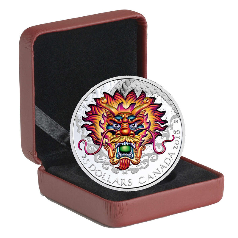 2018 $25 Dragon Boat - Pure Silver Coin Default Title