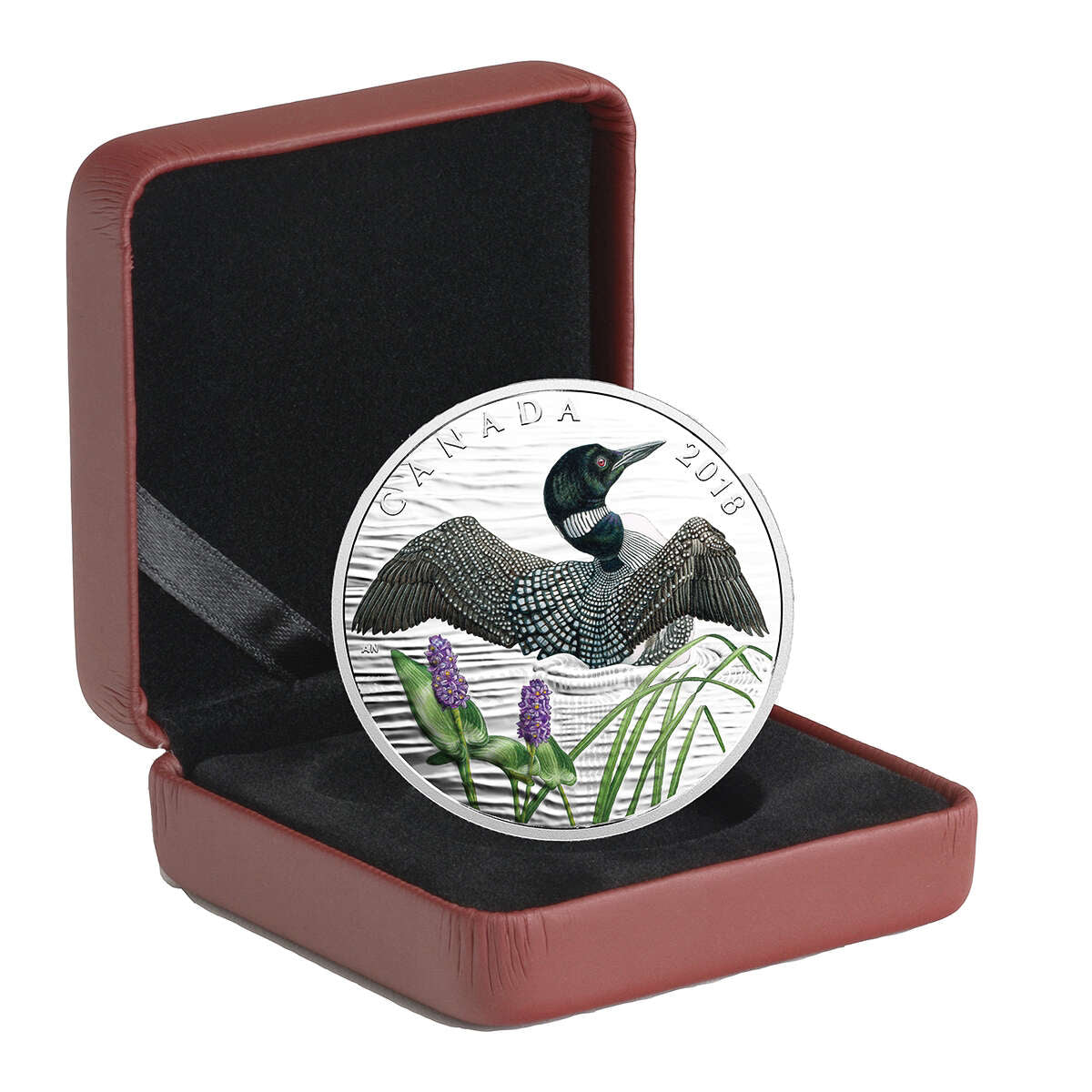 激レア！　LONE STAR ロンスター　ミニクーパー　カントリーマン　パフパフ 2018 $10 The Common Loon: Beauty And Grace - Pure Silver Coin