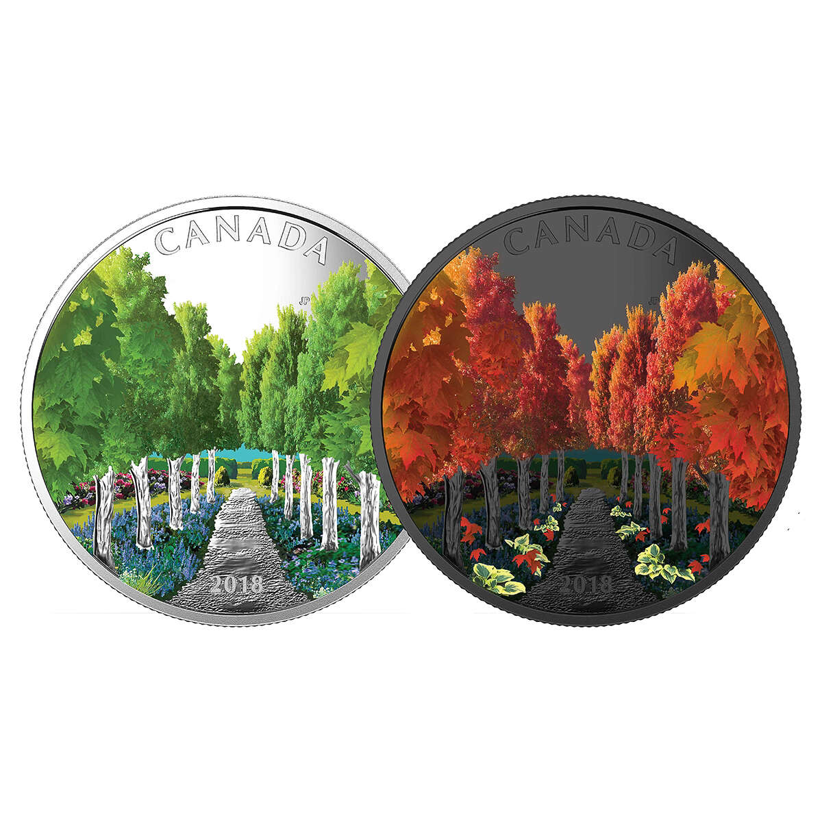 2018 $20 Maple Tree Tunnel - Pure Silver Coin Default Title