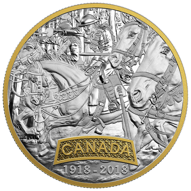 2018 $20 First World War Allied Forces: Canada - Pure Silver Coin Default Title