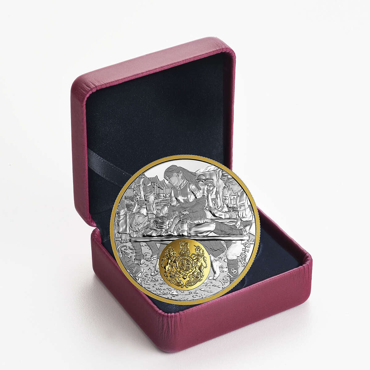 2018 $20 First World War Allied Forces: Great Britain - Pure Silver Co
