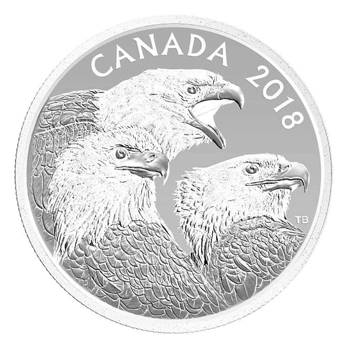 2018 $15 Magnificent Bald Eagles - Pure Silver Coin Default Title