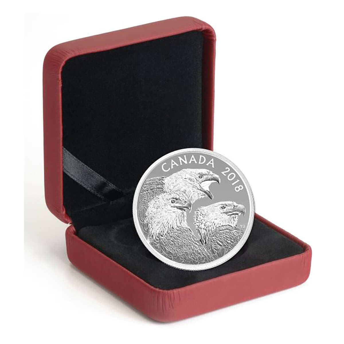 2018 $15 Magnificent Bald Eagles - Pure Silver Coin