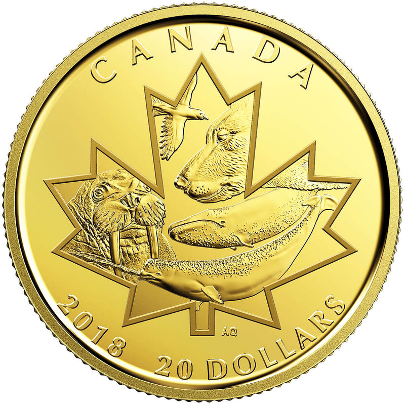 2018 $20 Symbols of the North - Pure Gold Coin Default Title