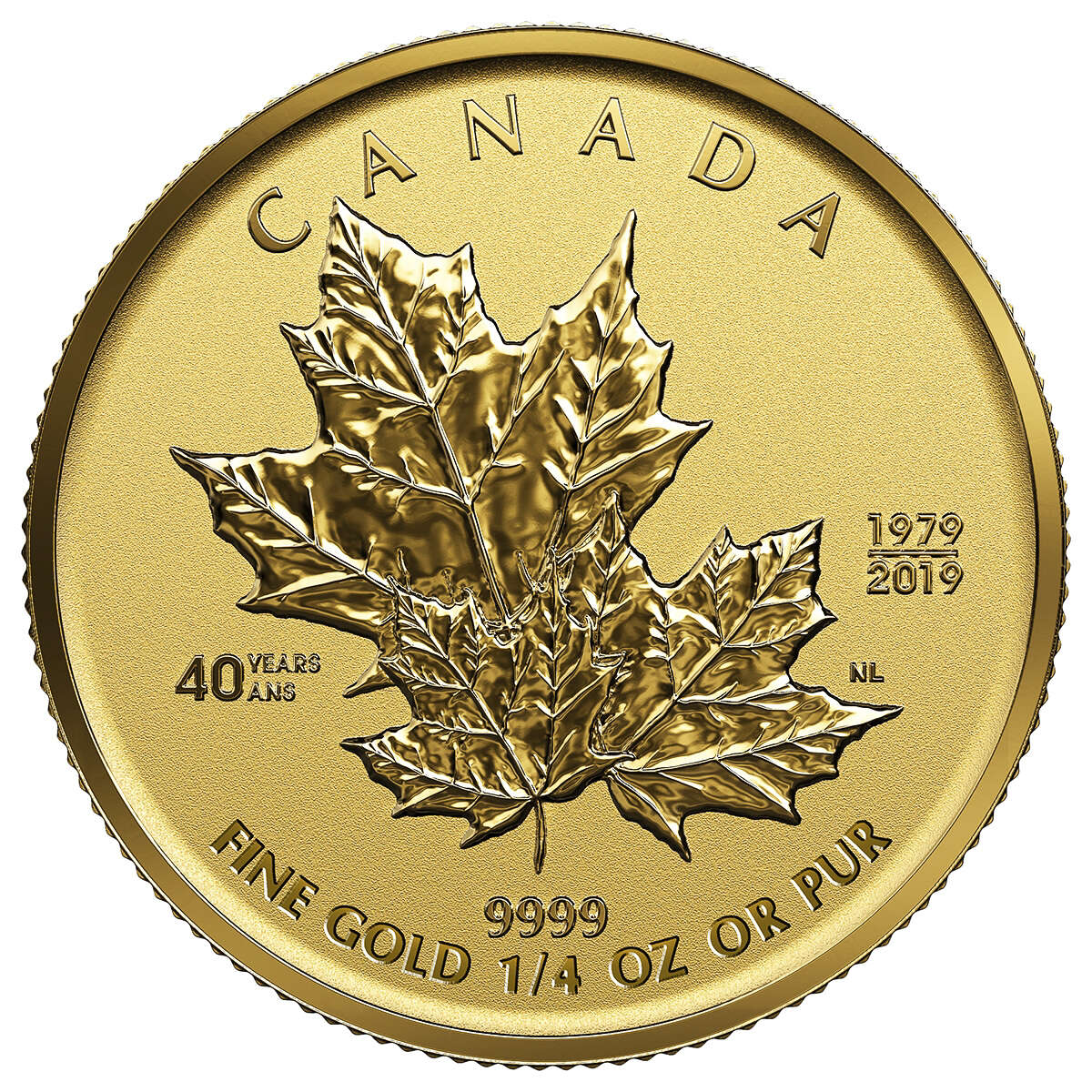 2019 40th Anniversary of the Gold Maple Leaf Fractional Set - Pure Gold Set Default Title