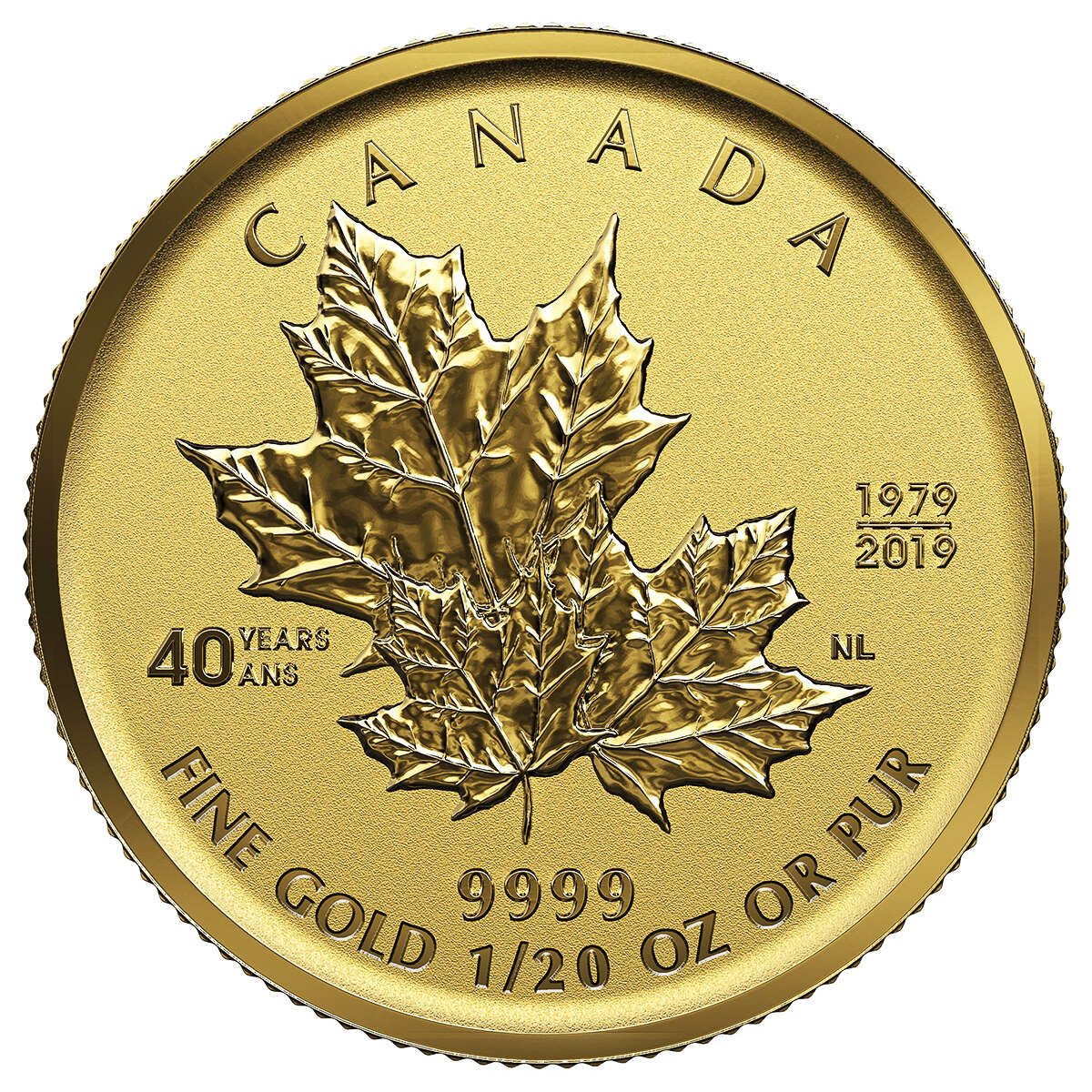 2019 40th Anniversary of the Gold Maple Leaf Fractional Set - Pure Gold Set Default Title