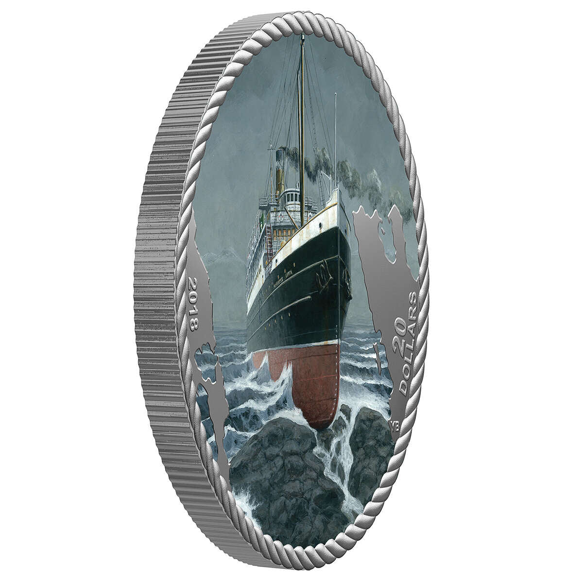 2018 $20 The Sinking of the SS Princess Sophia - Pure Silver Coin Default Title